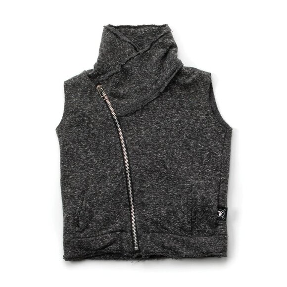 Nununu Solid Vest in Charcoal - Picture 1 of 5